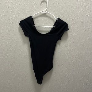 Black Abercrombie and Fitch Bodysuit with open back